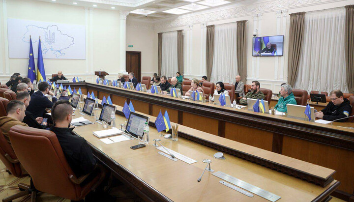 A meeting of the government of Ukraine. Photo: t.me/otkachenkokyiv