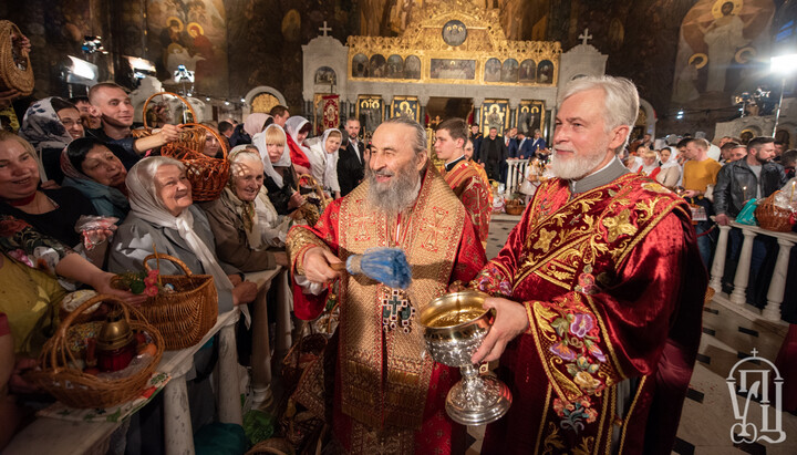 Easter at the Kyiv-Pechersk Lavra. Photo: news.church.ua