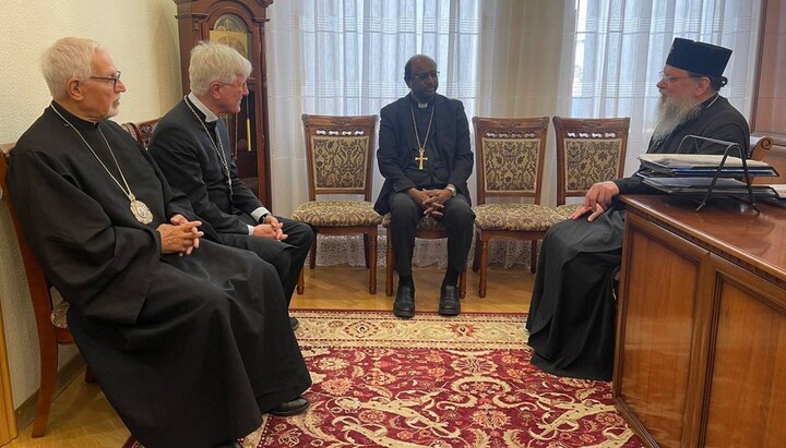 Metropolitan Meletiy received WCC delegates. Photo: the press service of the Chernivtsi Eparchy