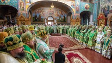 UOC Primate leads the liturgy in Feofaniya on his namesake day