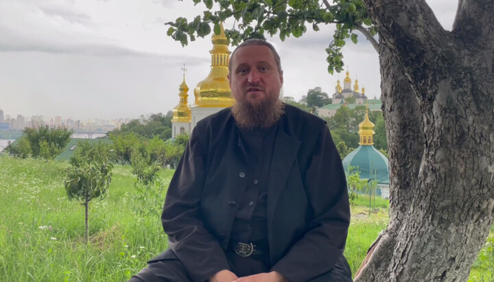 Hierodeacon Pavel, resident of the Kyiv-Pechersk Lavra. Photo: spzh.news