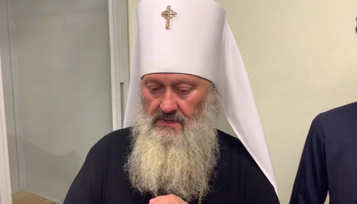 Metropolitan Pavel in the courtroom. Photo: UOJ