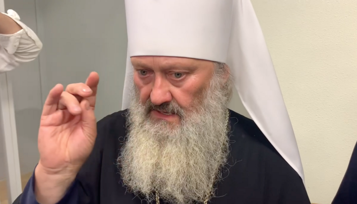 Metropolitan Pavel in the courtroom. Photo: UOJ