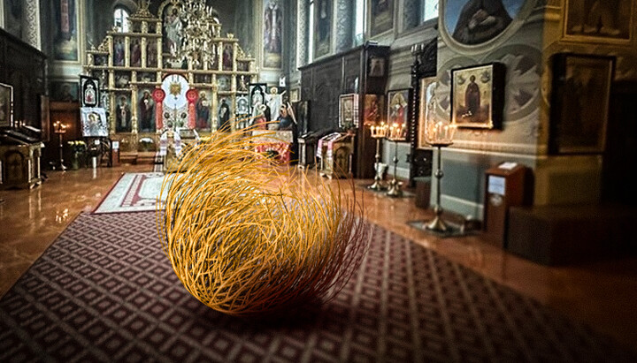 Tumbleweeds roam in the occupied temples of the UOC. Photo: UOJ