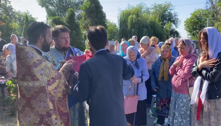 The Liturgy of the Boris and Gleb community of the UOC in Vyshhorod. Photo: UOJ