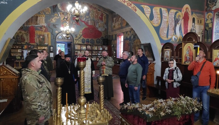 Sts Boris and Gleb’s Church in Vyshhorod seized by the OCU and the UGCC. Photo: FB. Nikolai Medinsky