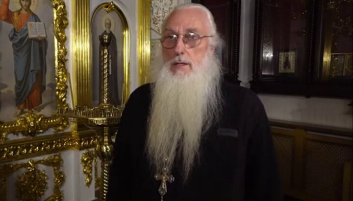 Fr. Georgy Boyko. Photo: a video screenshot of the Telegram channel KozakTv1