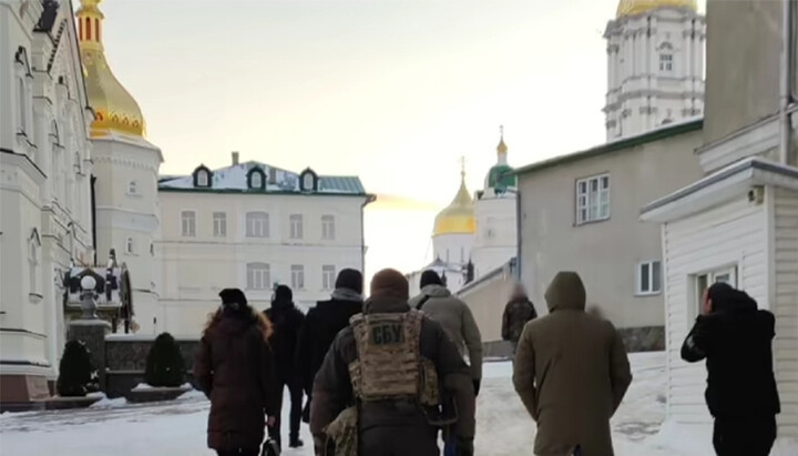 The SBU in the Pochaiv Lavra. Photo: UOJ