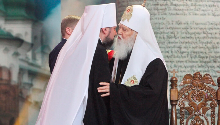 Filaret hopes that Epifaniy will die earlier. Photo: Ukrayinska Pravda