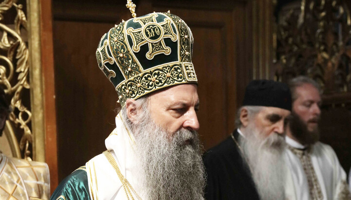 Serbian Patriarch Porfirije. Photo: spc.rs