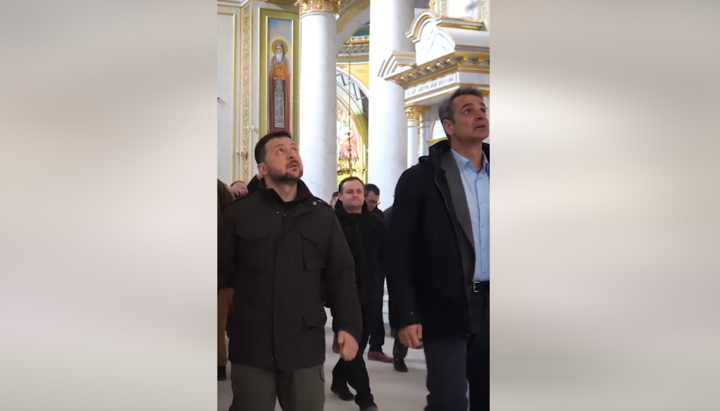 Photo: a video screenshot from V. Zelensky’s Facebook page