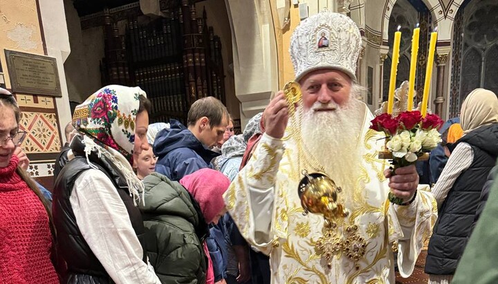 Bishop Veniamin of Boyarka, Chancellor of the Western European Vicariate of the UOC. Photo: Tg-channel of the UOC in Ireland