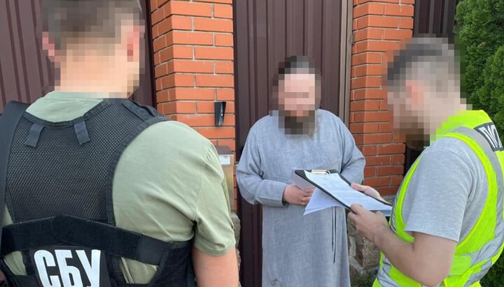 Searches at the residence place of Metropolitan Theodosiy of Cherkasy and Kaniv, June 19, 2024. Photo: SBU