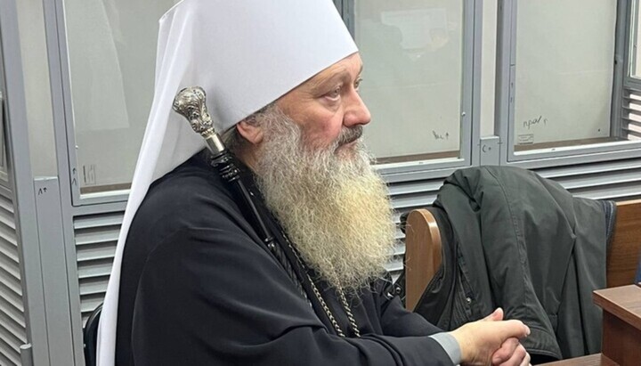 Metropolitan Pavel in court. Photo: Suspilne