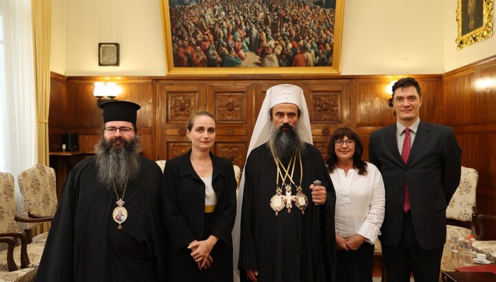 Patriarch Daniel of Bulgaria and Chairwoman of the European Commission Representation in Bulgaria, Yordanka Chobanova. Photo: bg-patriarshia.bg