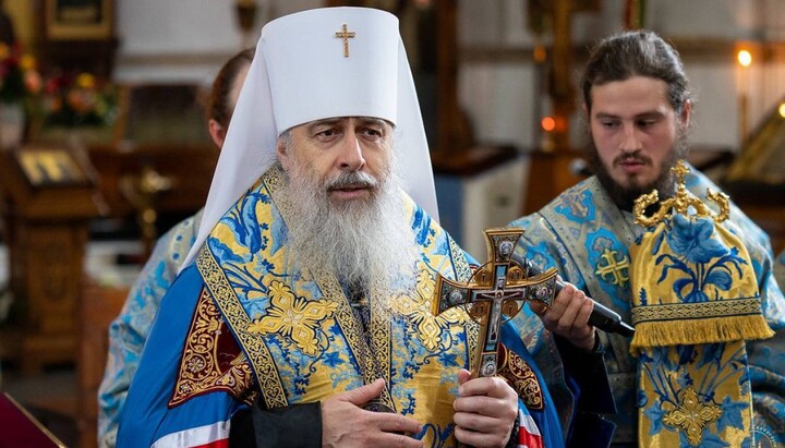 Metropolitan Arseniy of Sviatohirsk. Photo: Sviatohirsk Lavra