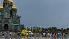 People struck by lightning near RF's main military church in Moscow region