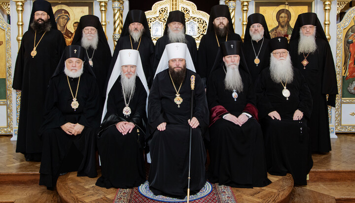 Members of the ROCOR's Holy Synod. Photo: UOJ