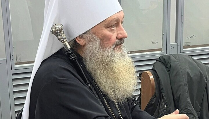 Metropolitan Pavel (Lebed) in court. Photo: media.slovoidilo.ua