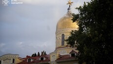 Lightning strikes UOC monastery in Odesa