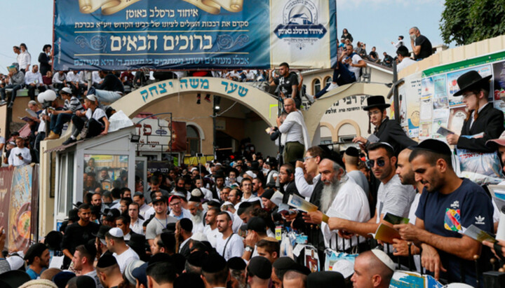 Pilgrims from Israel in Uman. Photo: tsn.ua