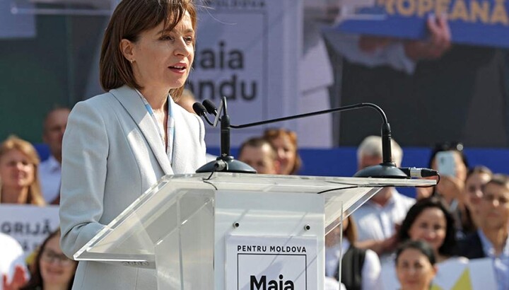 Moldovan President Maia Sandu. Photo: REUTERS/Vladislav Culiomza