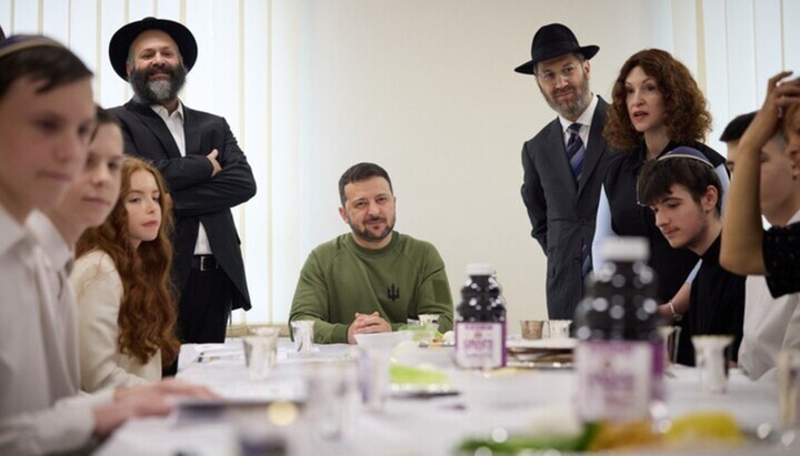 Volodymyr Zelensky at the meeting with the Jewish community. Photo: President's Office