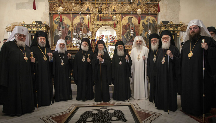 Heads of Local Churches at the Crete Council. Photo: christianitytoday.com