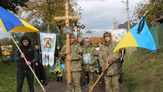 UGCC and OCU stage provocation in UOC temple at AFU soldier’s funeral