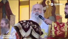 At the Liturgy in Romania, Cypriot Archbishop Georgios commemorates Dumenko