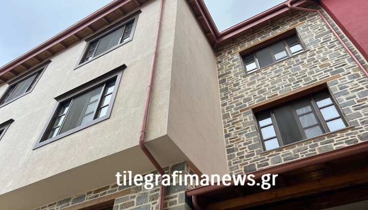 A hotel with massage opened in the former cell of St. Nicholas on Mount Athos. Photo: tilegrafimanews