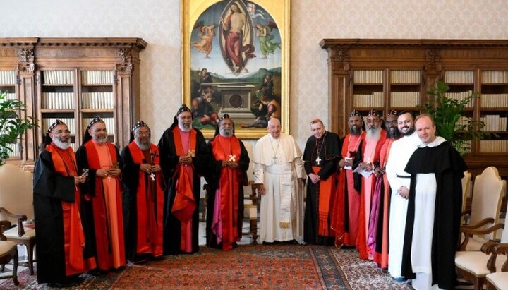 The private audience at the Vatican on 11 November 2024. (VATICAN MEDIA Divisione Foto)