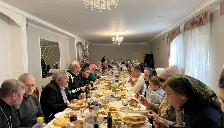 Parish 'zagovenie' meals in UOC churches of Odesa. Photo: Odesa Eparchy