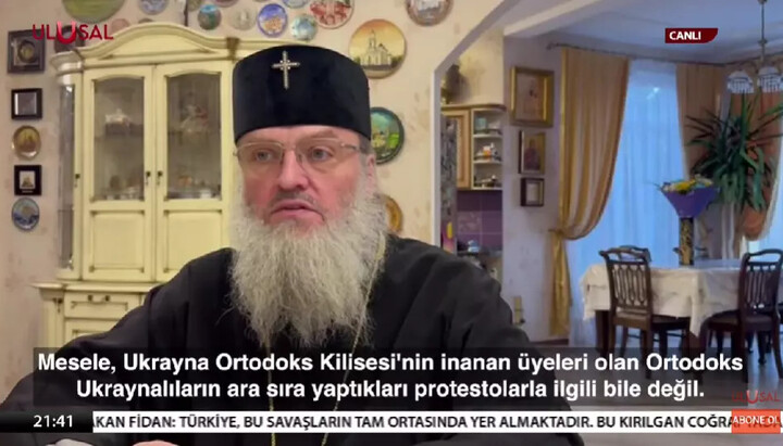 Metropolitan Luke. Photo: Screenshot from Ulusal TV channel