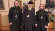 Head of Polish Church meets with UOC's Kyiv Academy teaching staff members