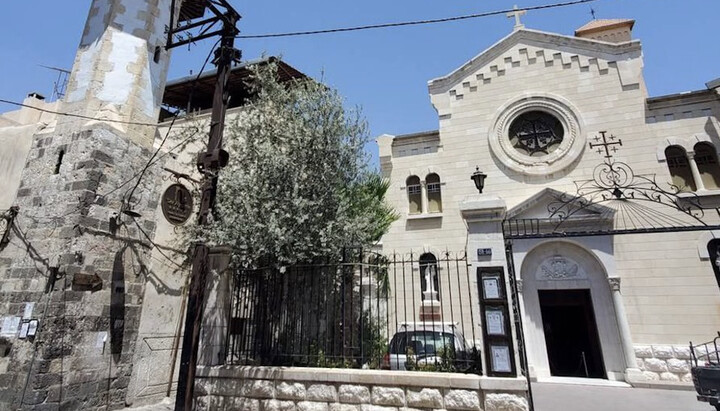 St. George's Church in Damascus. Photo: t.me/tg301military