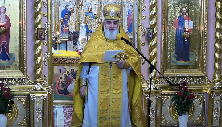 Priest Dmytriy Sydor. Photo: YouTube channel screenshot