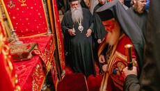 Jerusalem Patriarch Theophilos officiates Christmas service in Bethlehem