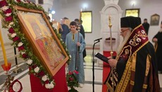 Shërbesa e Himnit Akathist në Sarandë dhe pritja e ikonës “Trëndafil i Pavyshkur”