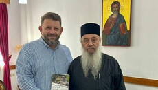Mitropoliti Nathanail priti kryebashkiakun e Dropullit në Gjirokastër