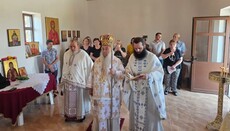 Mitropoliti Nathanail hap dyert e kishës së Shën Marinës në Dropull