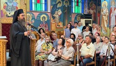 Mbrëmësore e madhe në kishën e Profetit Ilia në Korçë