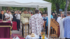 Mbrëmësorja e Shën Parashqevisë u kremtua në Kishën e Fjetjes