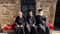 Patriarku Vartholome, Patriarku Teodor dhe Kryepiskopi Joan vizitojnë Imvrosin