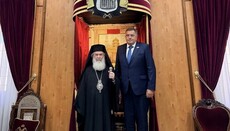 Patriarku i Jeruzalemit takohet me ish-presidentin serbo-boshnjak Dodik