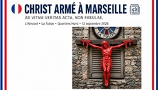 Në Francë vendoset skulpturë e Krishtit me armë automatike