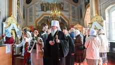 Dumenko drejtoi shërbesë në kishën e marrë të UOPC-së në Bojarka