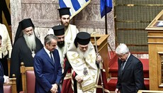 Kryepeshkopi Ieronim bekoi hapjen e sesionit të ri parlamentar në Athinë