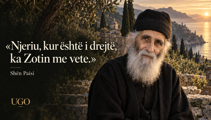 Shën Paisi: «Njeriu i drejtë ka gjithmonë Zotin me vete»