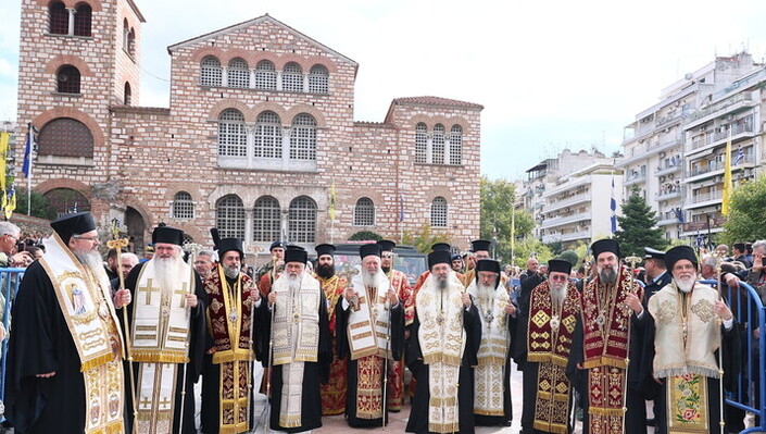 Litani e lipsaneve të Shën Dhimitrit u mbajt në Selanik
